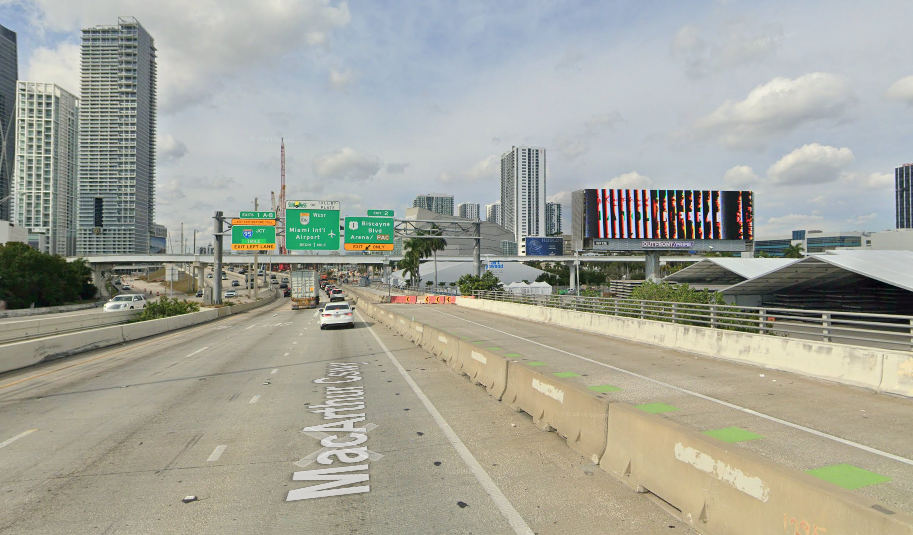 Miami Town Square & MarArthur Causeway Billboard [FL-121694]